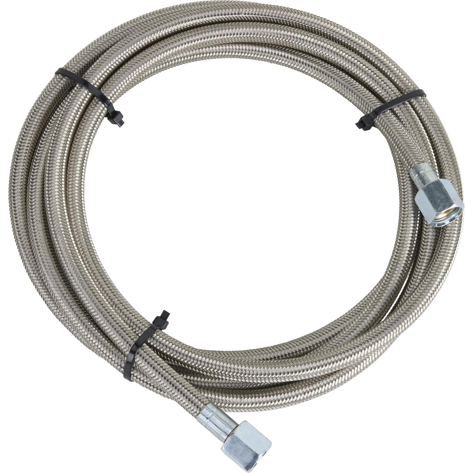 Longacre® 52-33900 Braided Teflon Fuel Line, -8 AN, 144 Inch