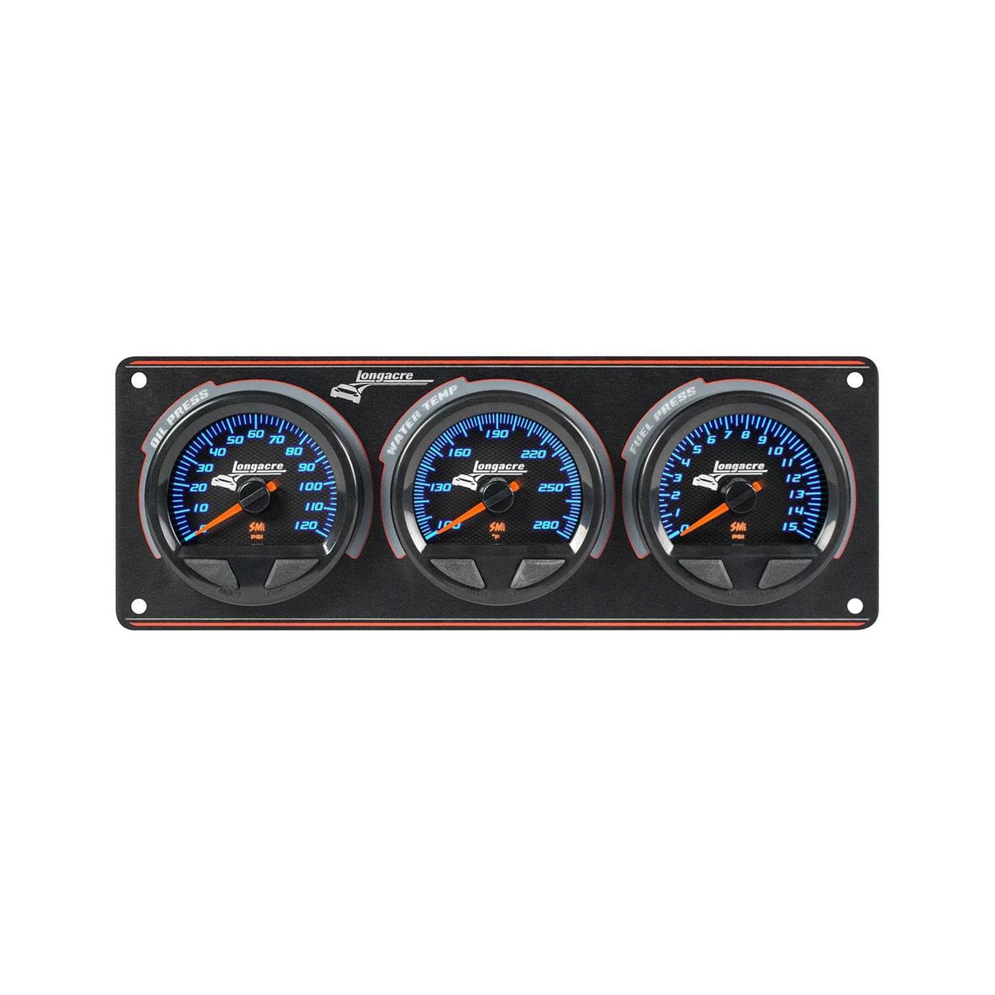 Longacre 52-44562 SMi Elite Waterproof 3 Gauge Set Panel