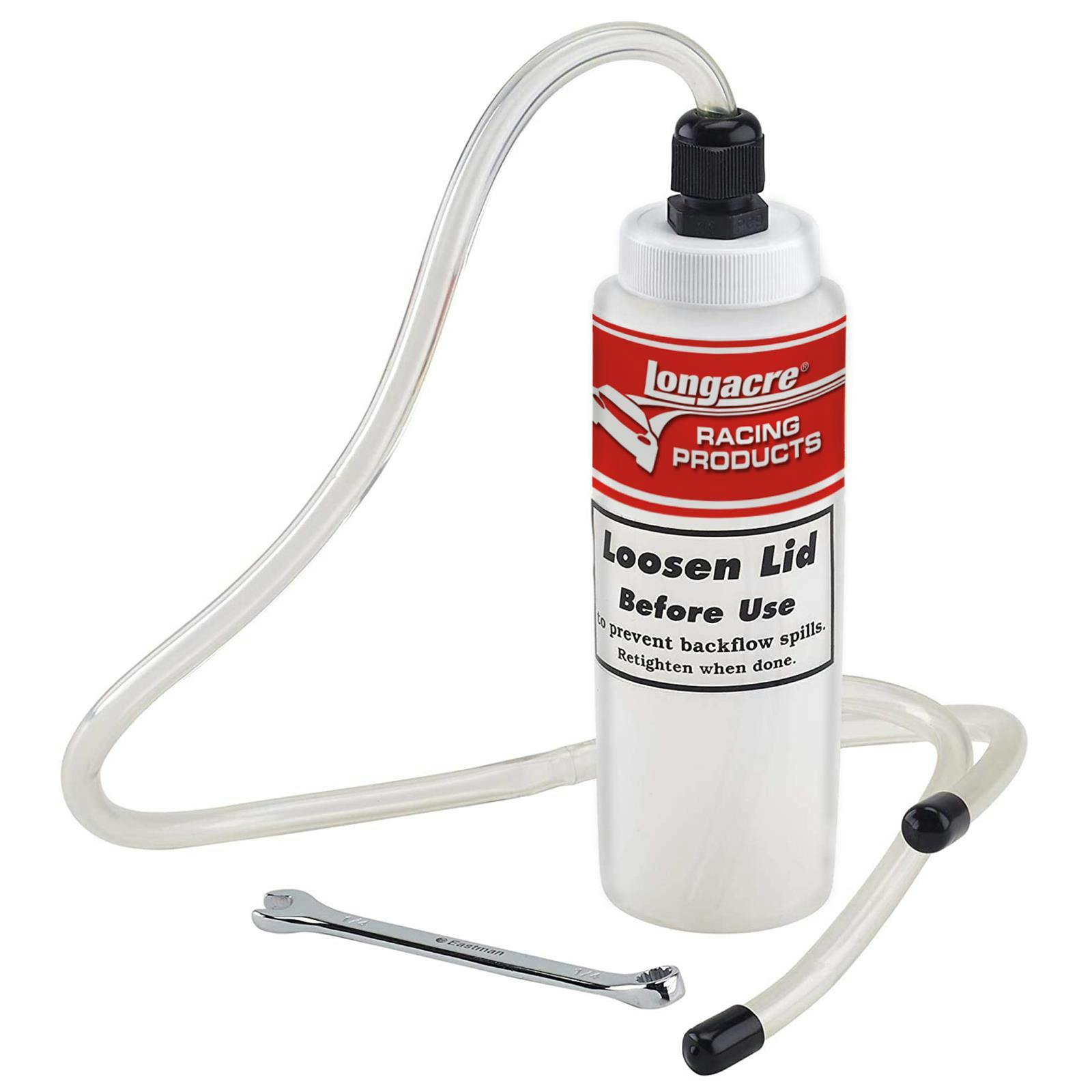 Longacre® 52-45202 Brake Fluid Bleed Bottle w/ Magnet, Wrench