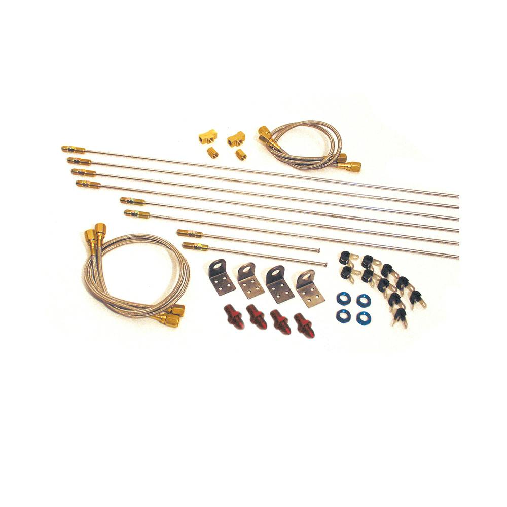 Longacre® 52-45216 Complete Brake Line Kit - #4 AN