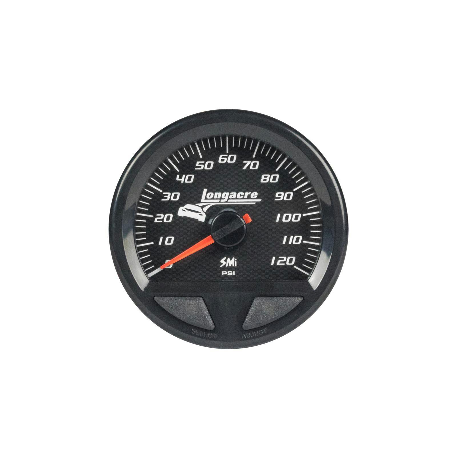Longacre 52-46743 SMi Elite Waterproof Fuel Pressure Gauge