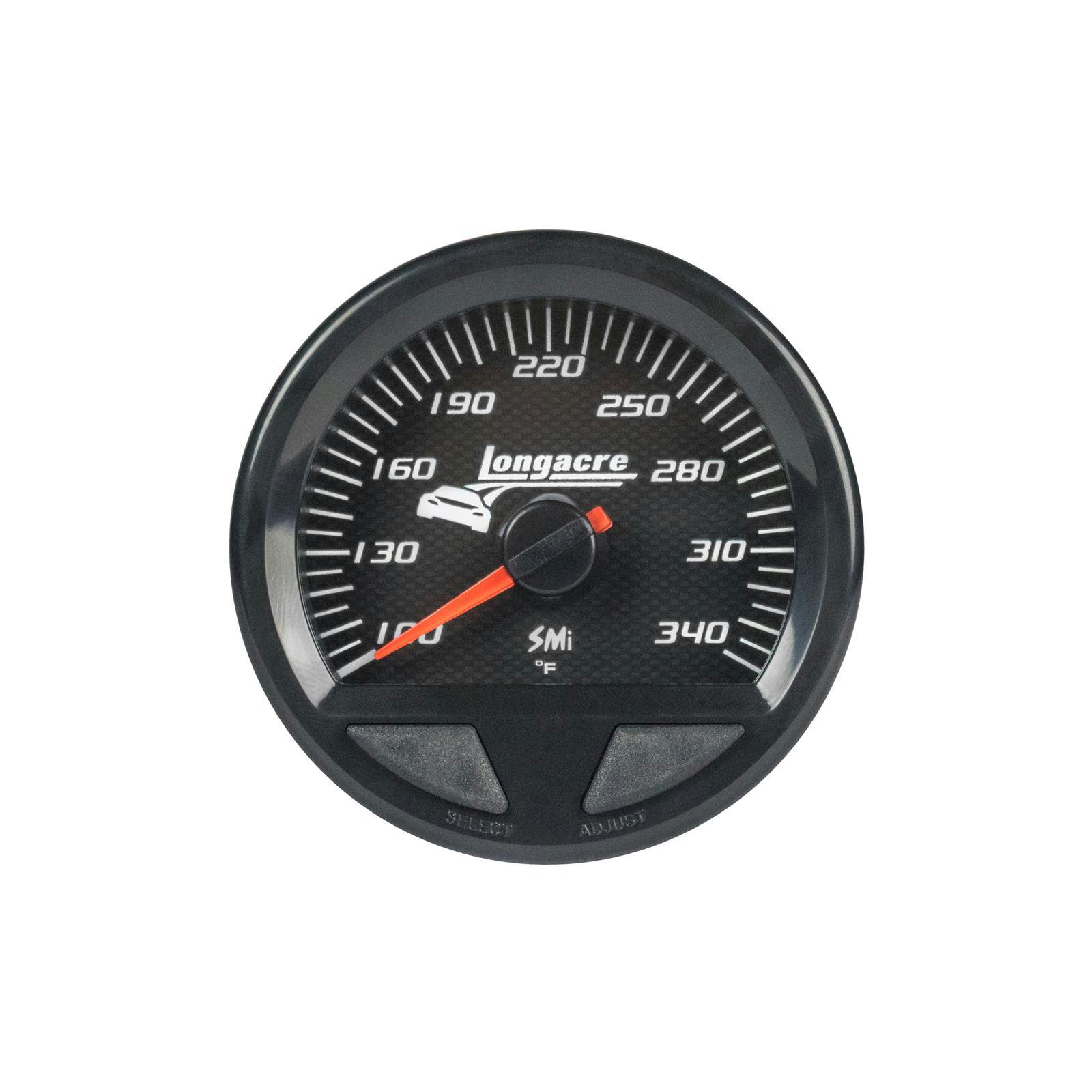 Longacre 52-46745 SMi Elite WP Oil/Water Temperature Gauge