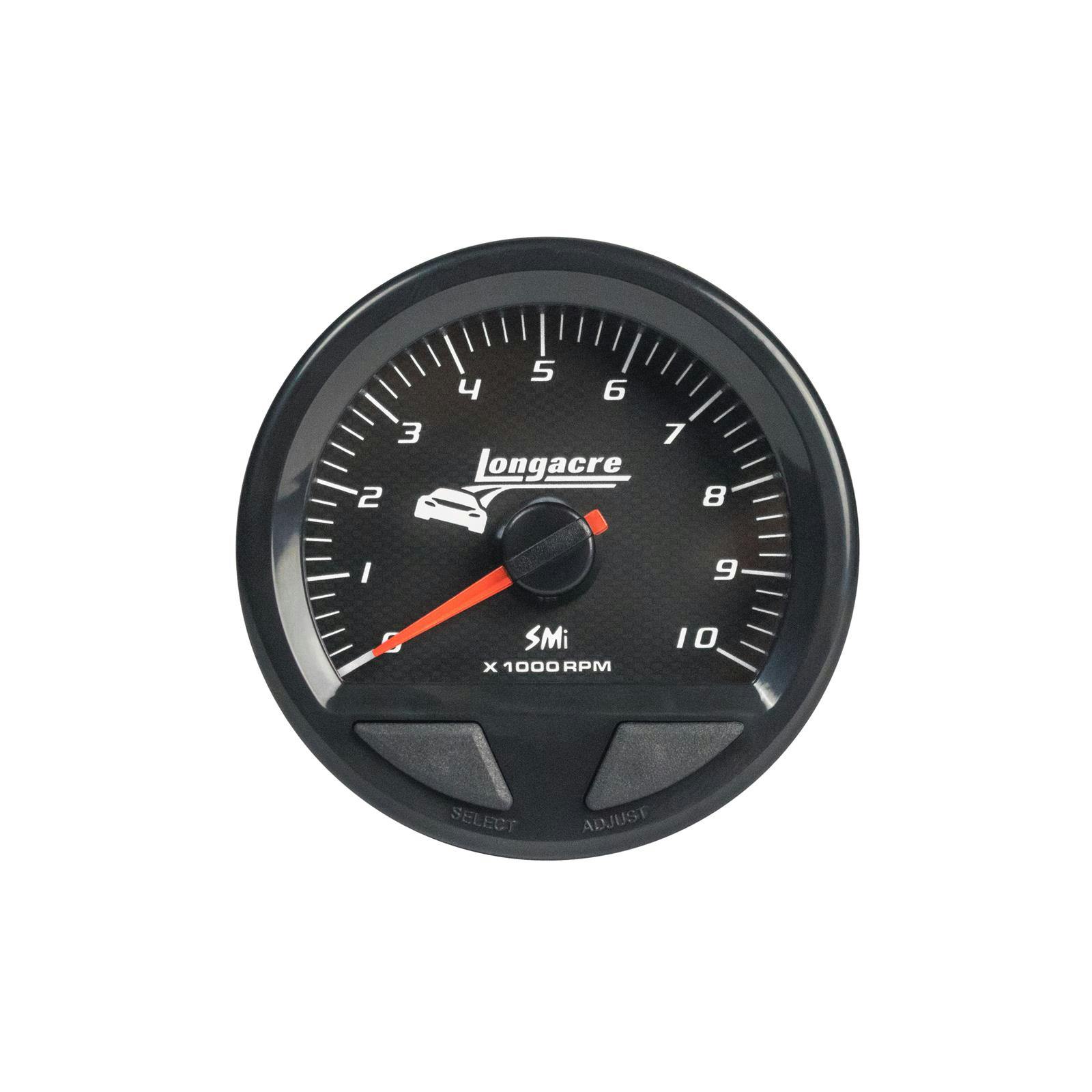 Longacre 52-46747 SMi Elite Waterproof Tachometer 2-5/8