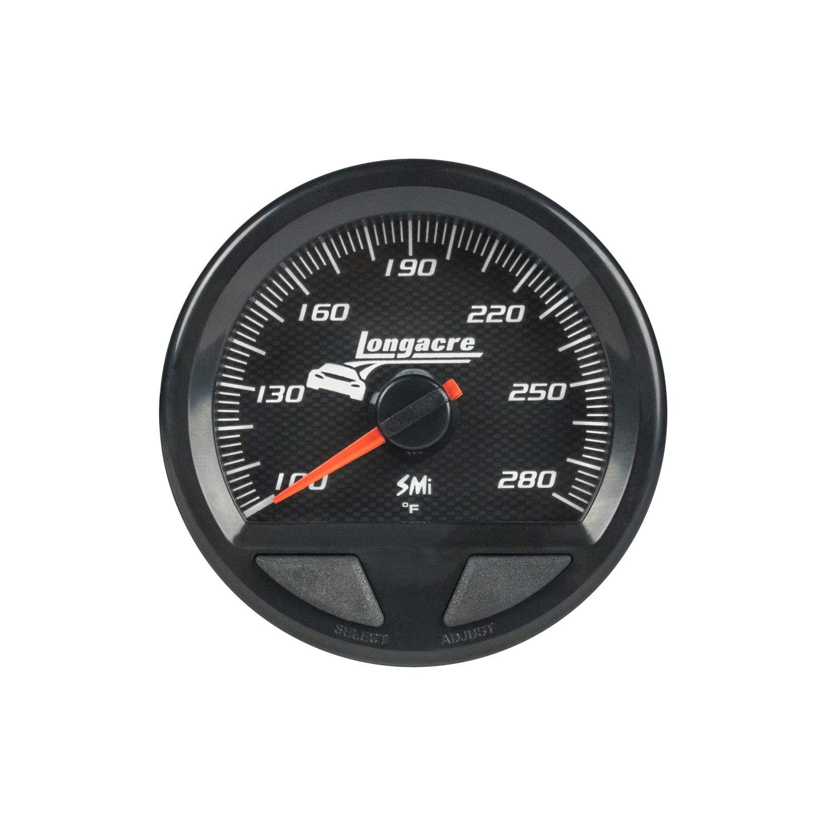 Longacre 52-46752 SMi Elite WP Oil/Water Temperature Gauge