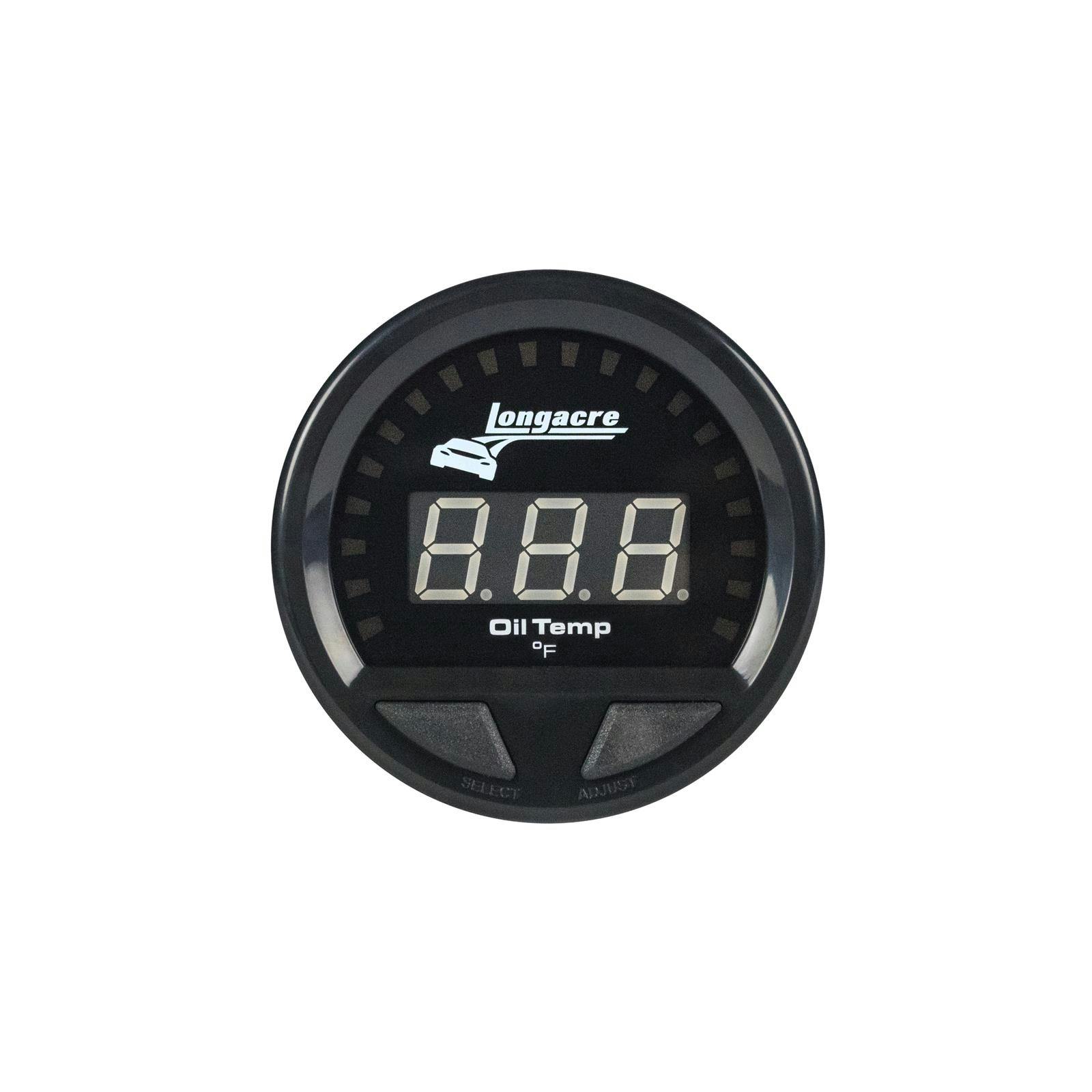 Longacre® 52-46861 Digital Elite Waterproof Oil Temp. Gauge