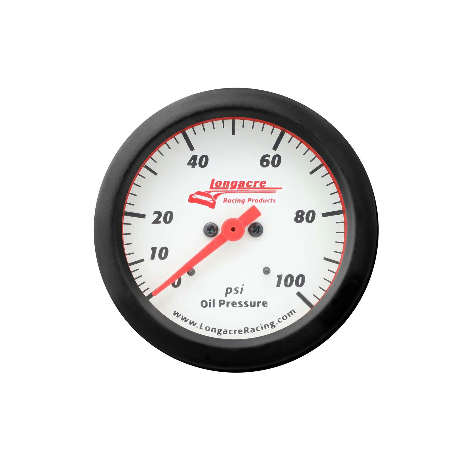 Longacre 52-46900 Sportsman Elite Oil Pressure Gauge, 0-100 PSI