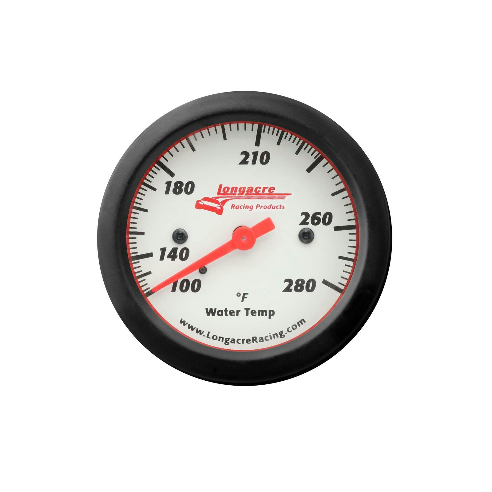 Longacre 52-46902 Sportsman Elite Water Temp Gauge, 100-280 F