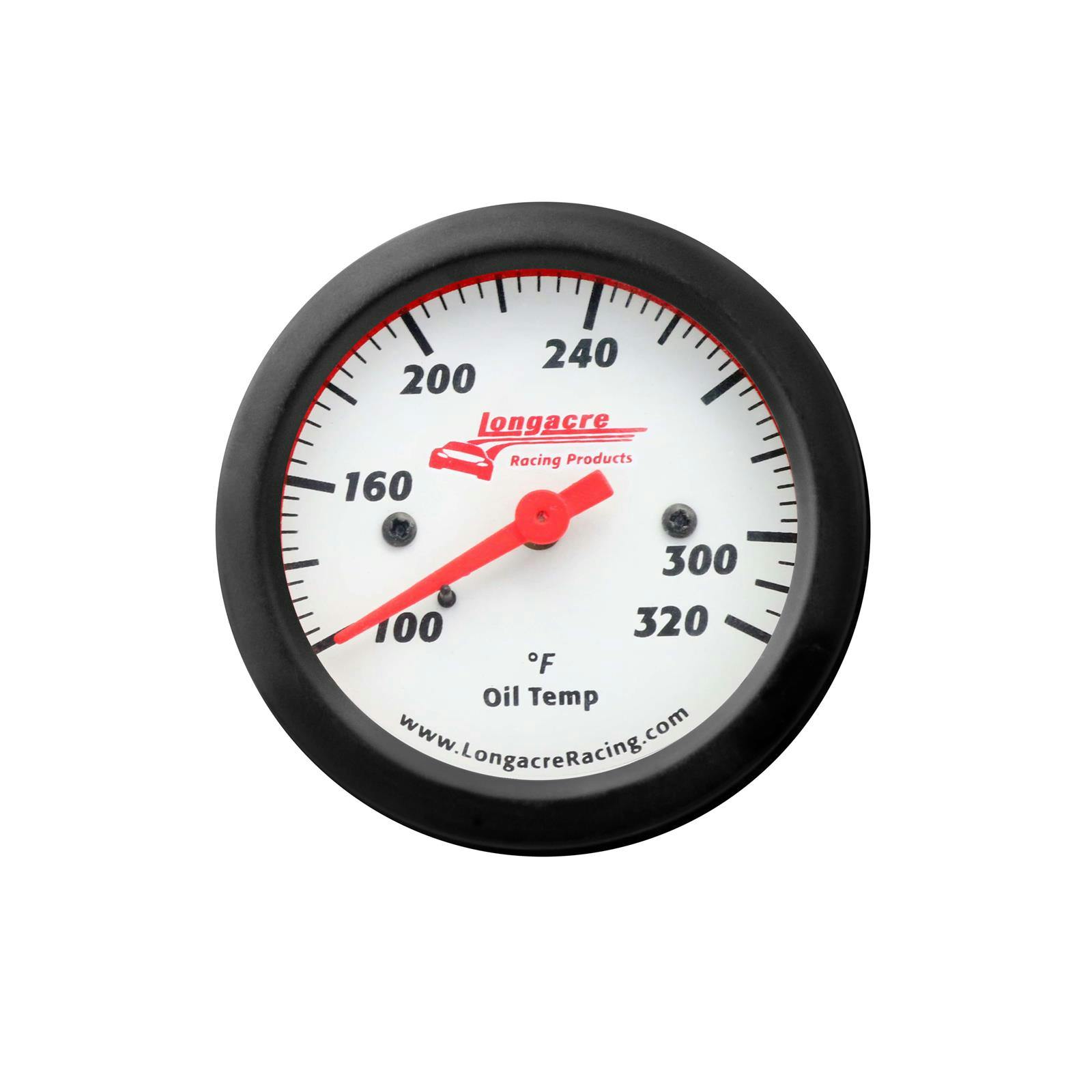 Longacre 52-46903 Sportsman Elite Oil Temp Gauge, 100-320 F