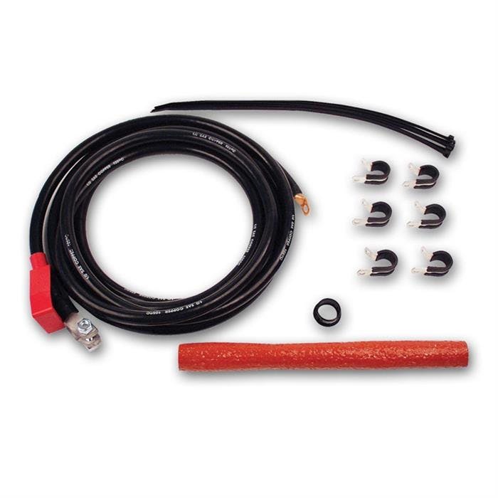 Longacre® 52-48000 Rear Battery cable kit - 10 ft. #2 cable