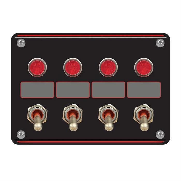 Longacre 52-48865 Elite Panel, 4 ACC, Lighted