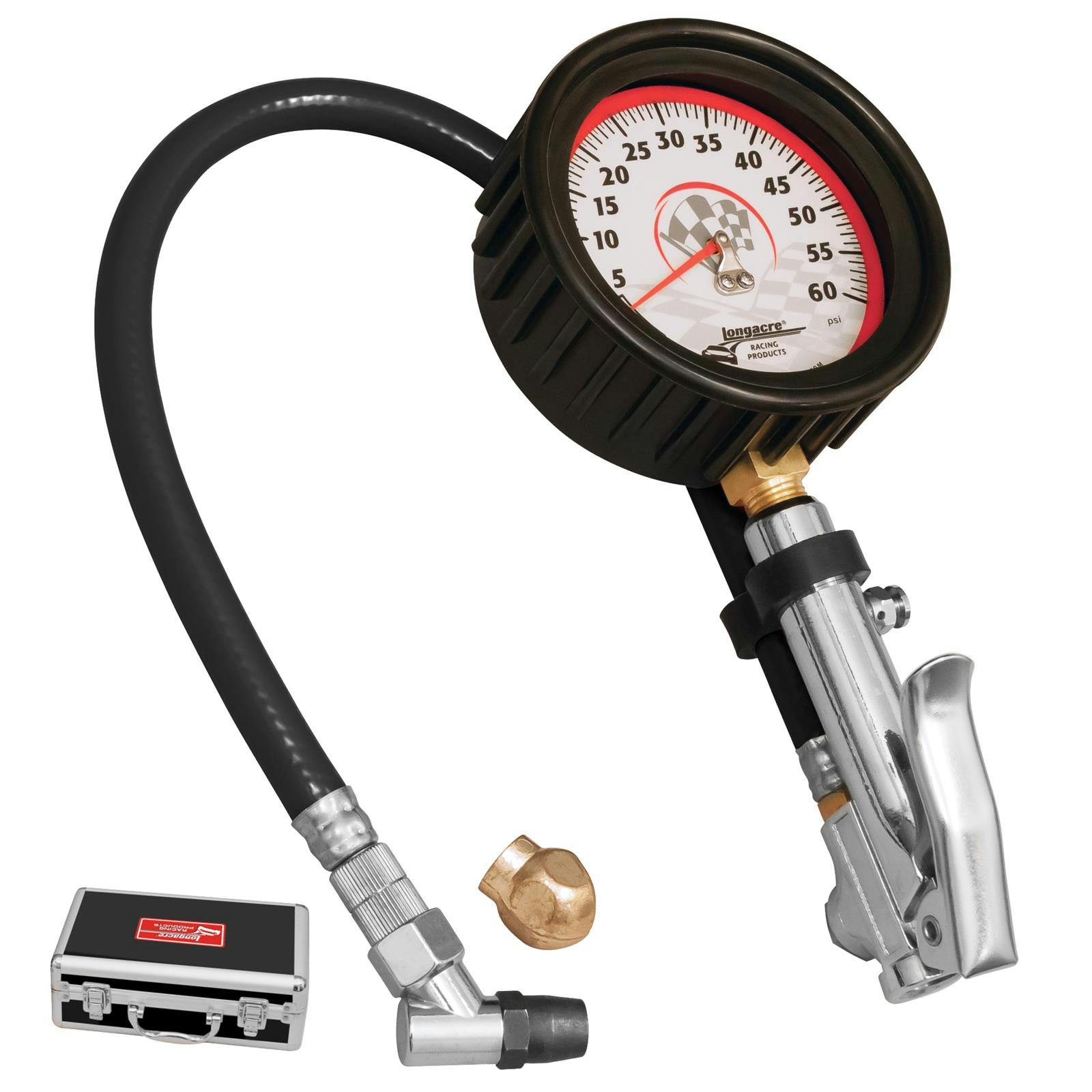 Longacre® 52-52007 Magnum 3-1/2 GID Quick Fill Gauge 0-60 psi