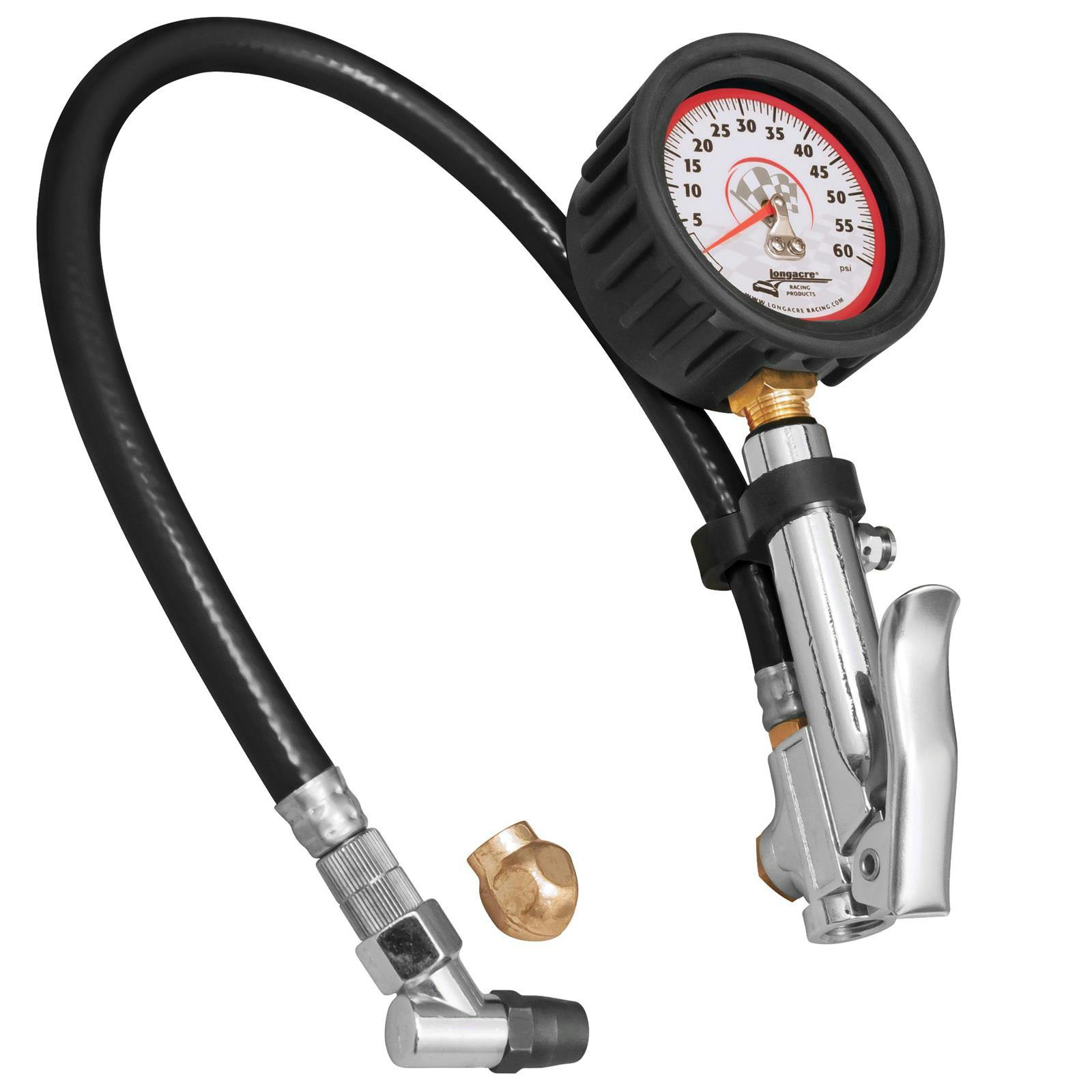 Longacre® 52-52009 Deluxe 2-1/2 GID Quick Fill Gauge 0-60 psi