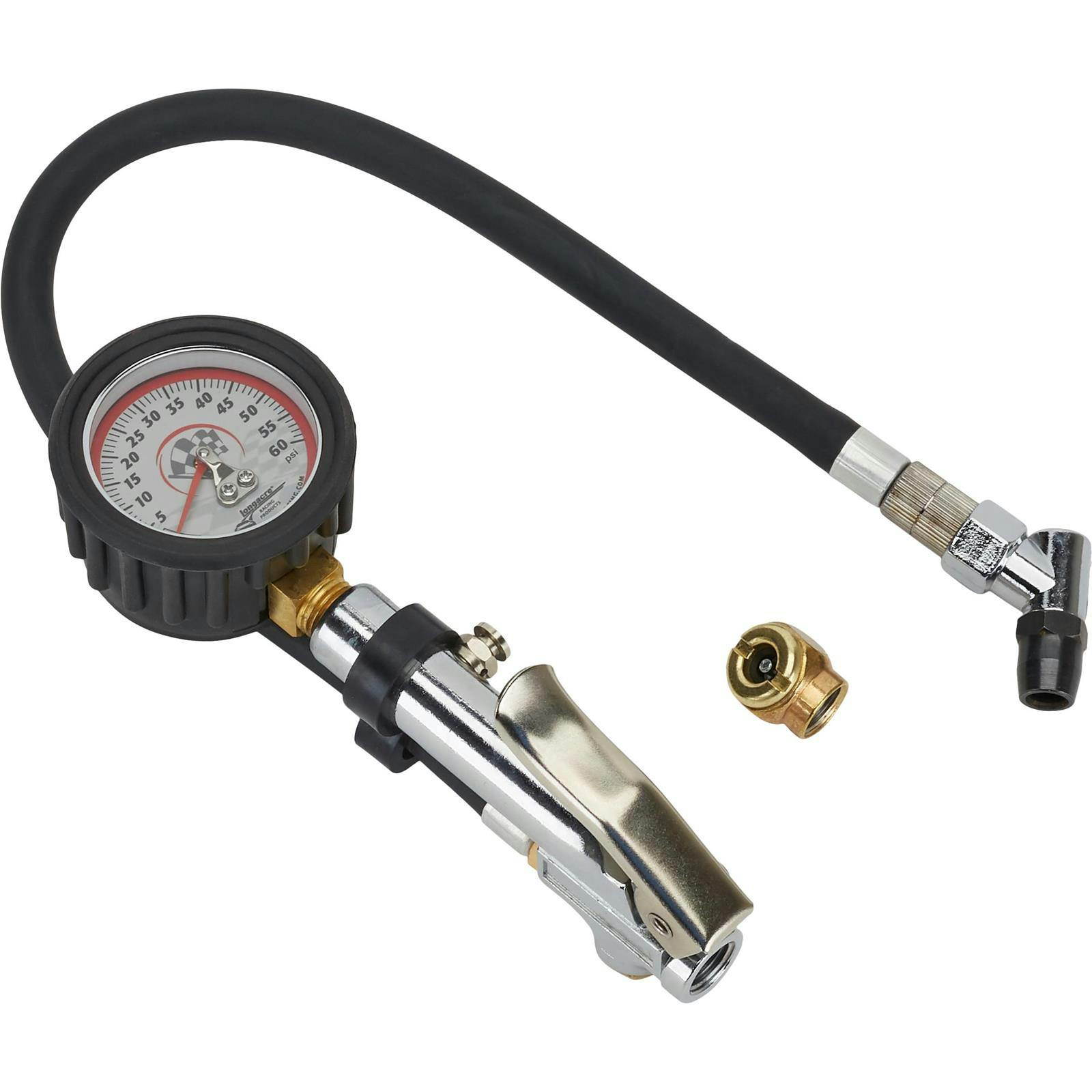 Longacre 52-52010 Deluxe 2 Inch Quick Fill Tire Gauge, 0-60 PSI