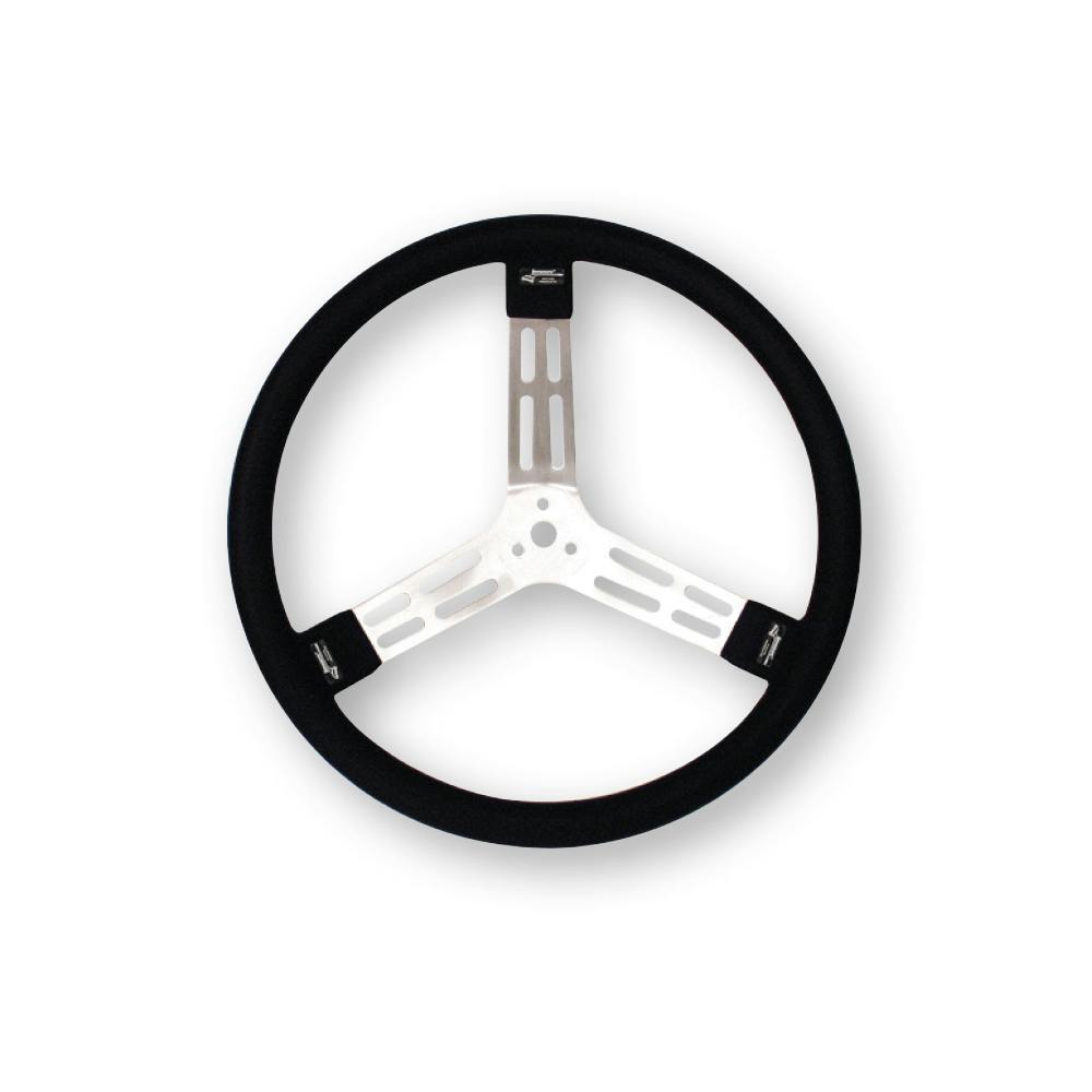 Longacre® 52-56811 17 in Aluminum Steering Wheel, Black