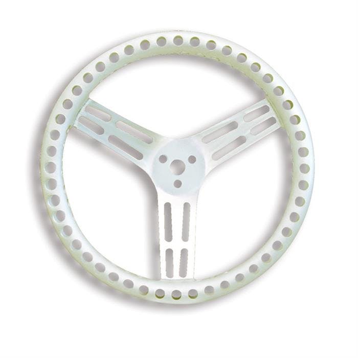 Longacre® 52-56835 14 in Uncoated Aluminum Steering Wheel