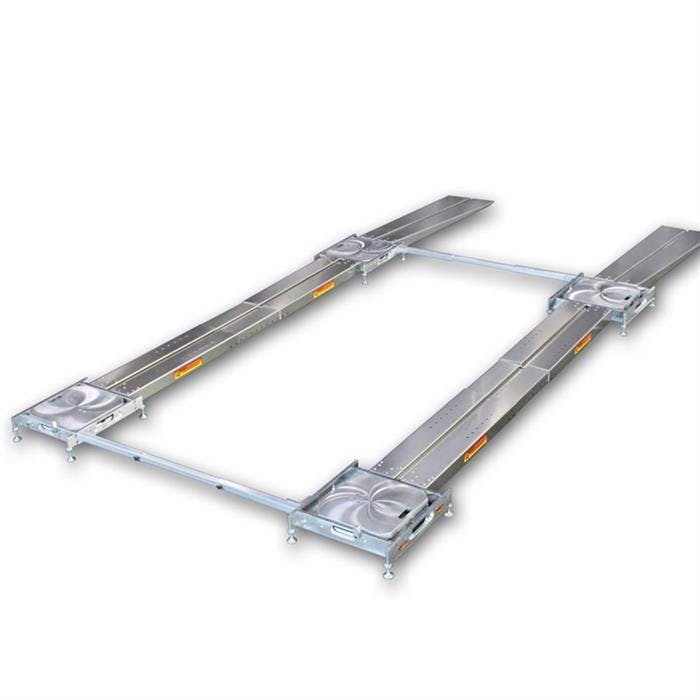 Longacre® 72862 Billet Alum. Modular Setup Platen, SideSlider