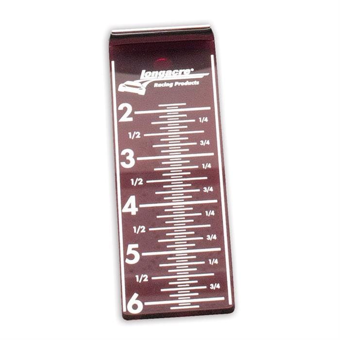 Longacre® 52-72988 Laser Chassis Height Checker Target, 6 in.