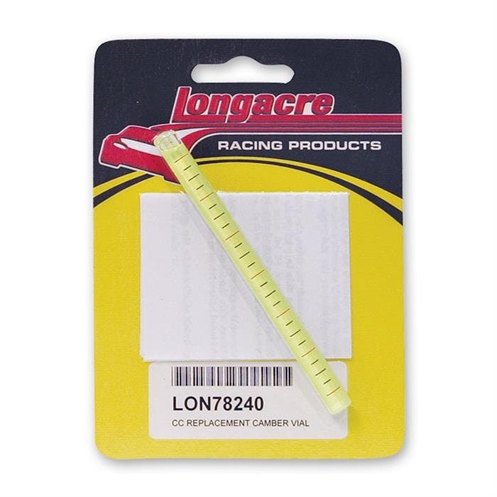 Longacre® 52-78240 Replacement Camber Vial, 0-6 Deg. w/ Lines