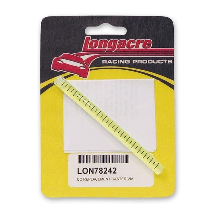 Longacre® 52-78242 Replacement Caster Vial -4-12 Deg w/Lines