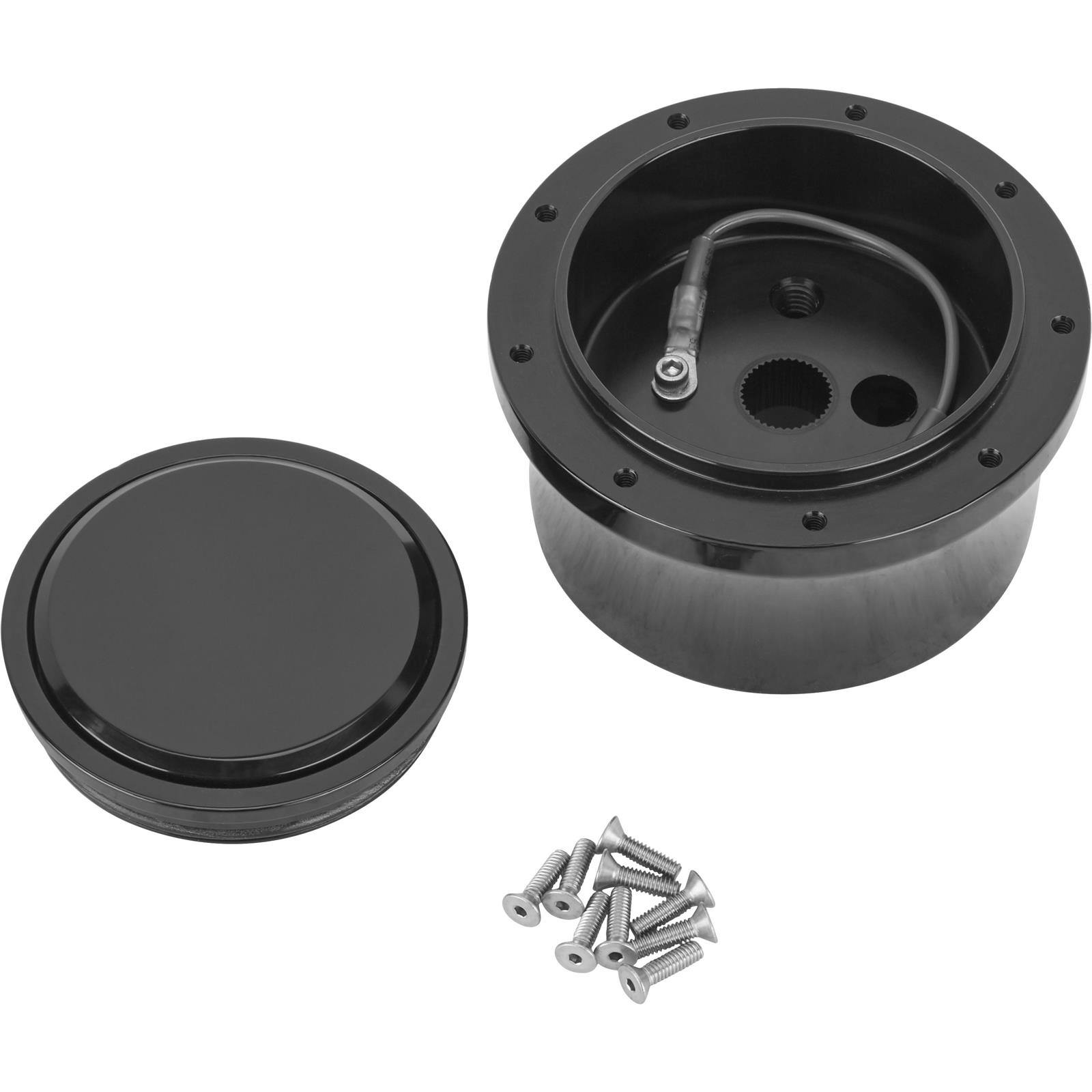 Eddie Motorsports MS141-51BA Steering Wheel Adapter, Black