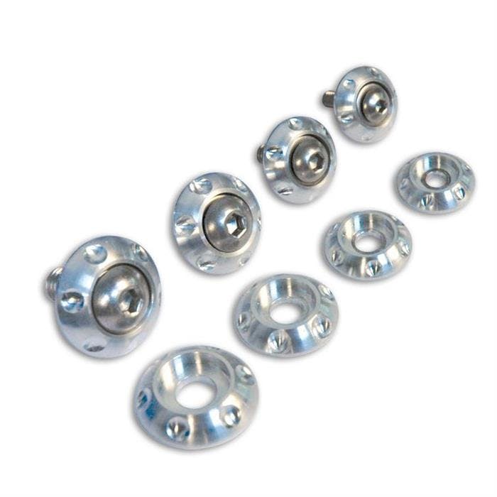 Eddie Motorsports MS281-53P Billet Aluminum Accent Washer, 3/8 Inch