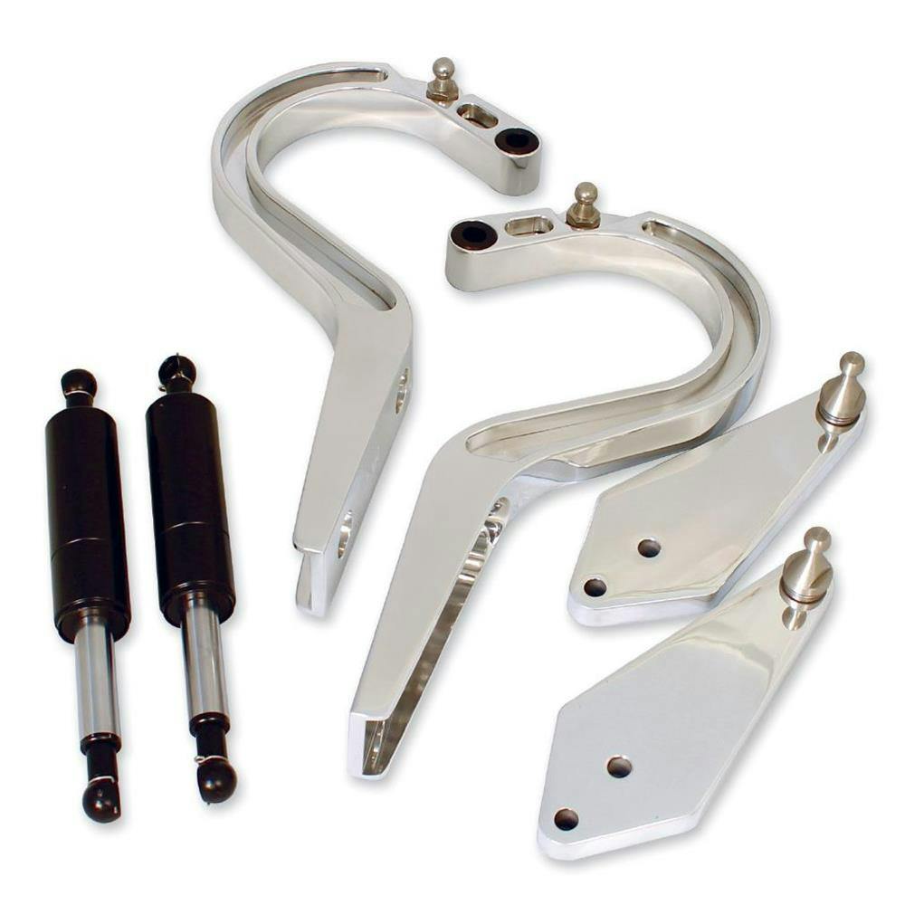 Eddie Motorsports MS149-11P Polished Trunk Hinges, 1963-65 Nova