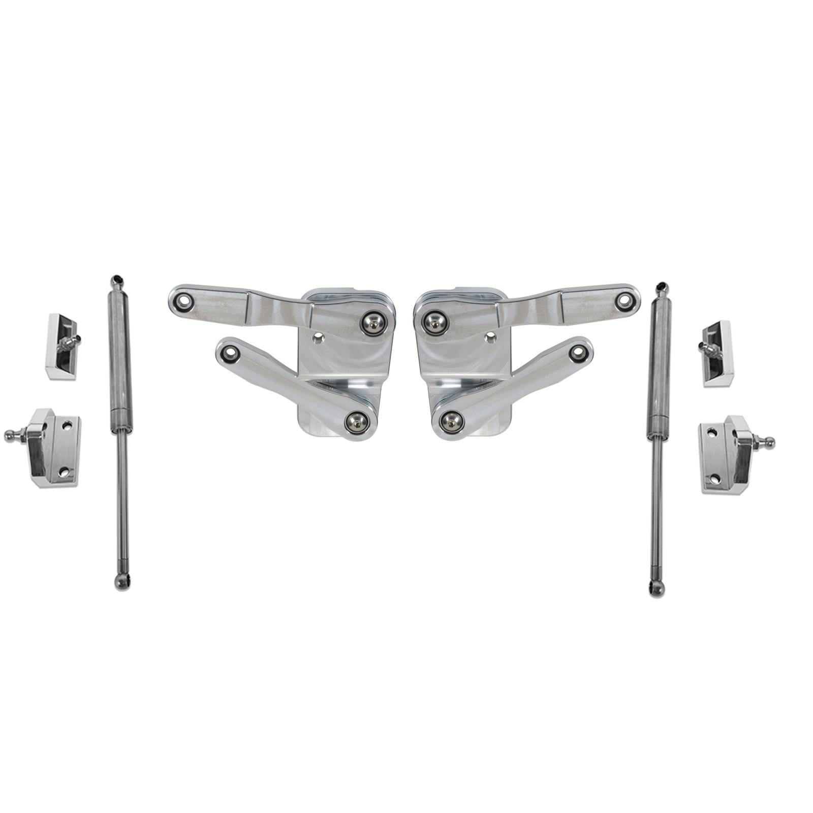 Eddie Motorsports MS149-27M Hood Hinges, 1947-54 Chevy Truck, Raw