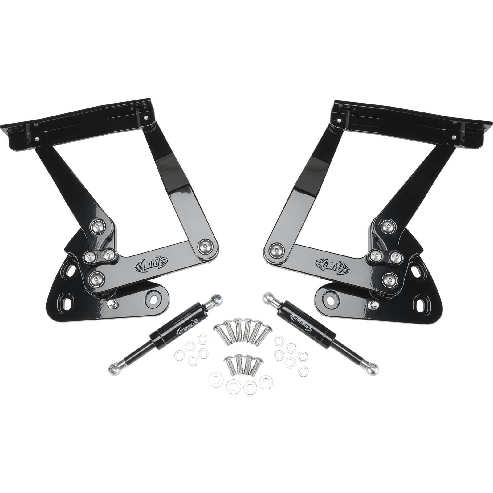 Eddie Motorsports MS149-23BK 67-72 C10 Black Hood Hinges, Pair