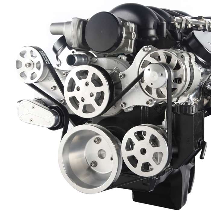 Eddie Motorsports MS117-90P S-Drive Serpentine Pulley Kit