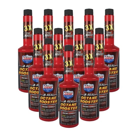 Lucas Oil 10026 Octane Boost Fuel Additive, Case of 12