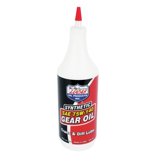 Lucas Oil 10121 SAE 75W140 Synthetic Racing Gear Oil, 1 Quart