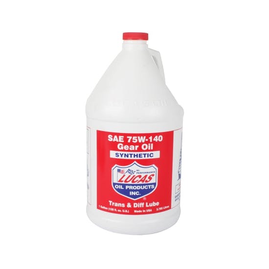 Lucas Oil 10122 SAE 75W140 Synthetic Racing Gear Oil, 1 Gallon