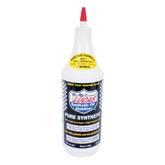 Lucas Oil 10130 Synthetic Heavy Duty Oil Additive Stabilizer, 1 Quart