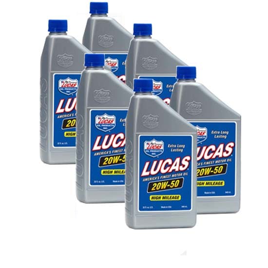 Lucas Oil 10252 SAE 20W50 Engine Oil, Case