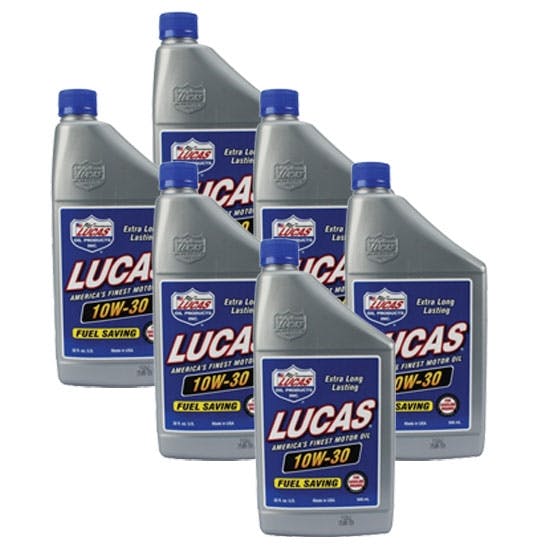 Lucas Oil 10276 SAE 10W30 Engine Oil, 6 Qt Case