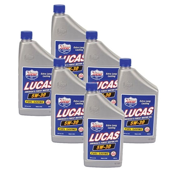 Lucas Oil 10474 SAE 5W30 Engine Oil, 6 Qt Case