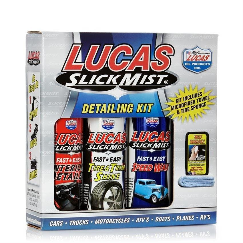 Lucas 10558 Slick Mist Car Care Detailing Kit