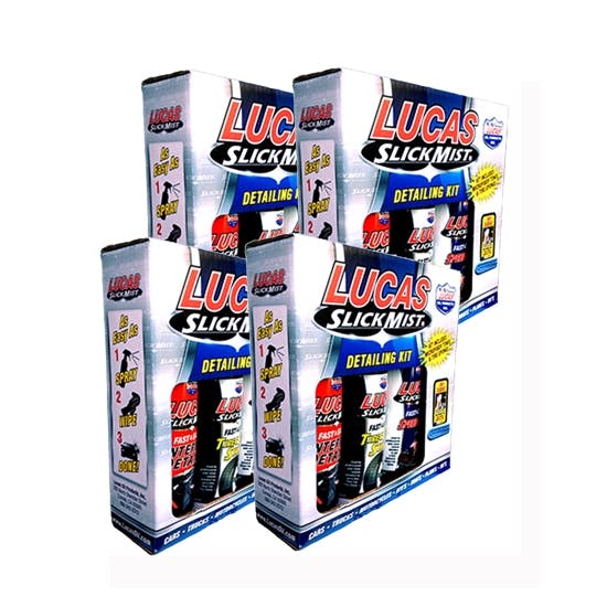 Lucas 10558 Slick Mist Car Care Detailing Kit, Case of 4