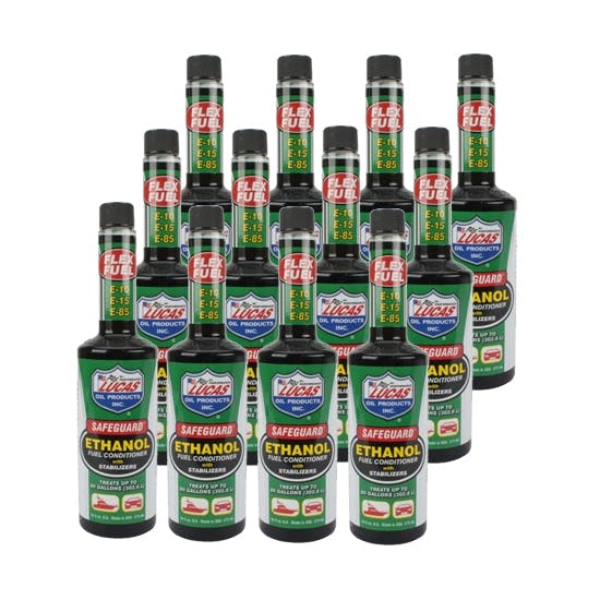 Lucas 10576 Safeguard Ethanol Fuel Treatment, Case of 12 Bottles