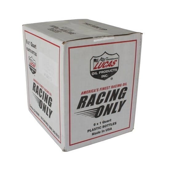 Lucas Oil 10620 SAE 20W-50 High Performance Racing Oil, 6Qt/Case