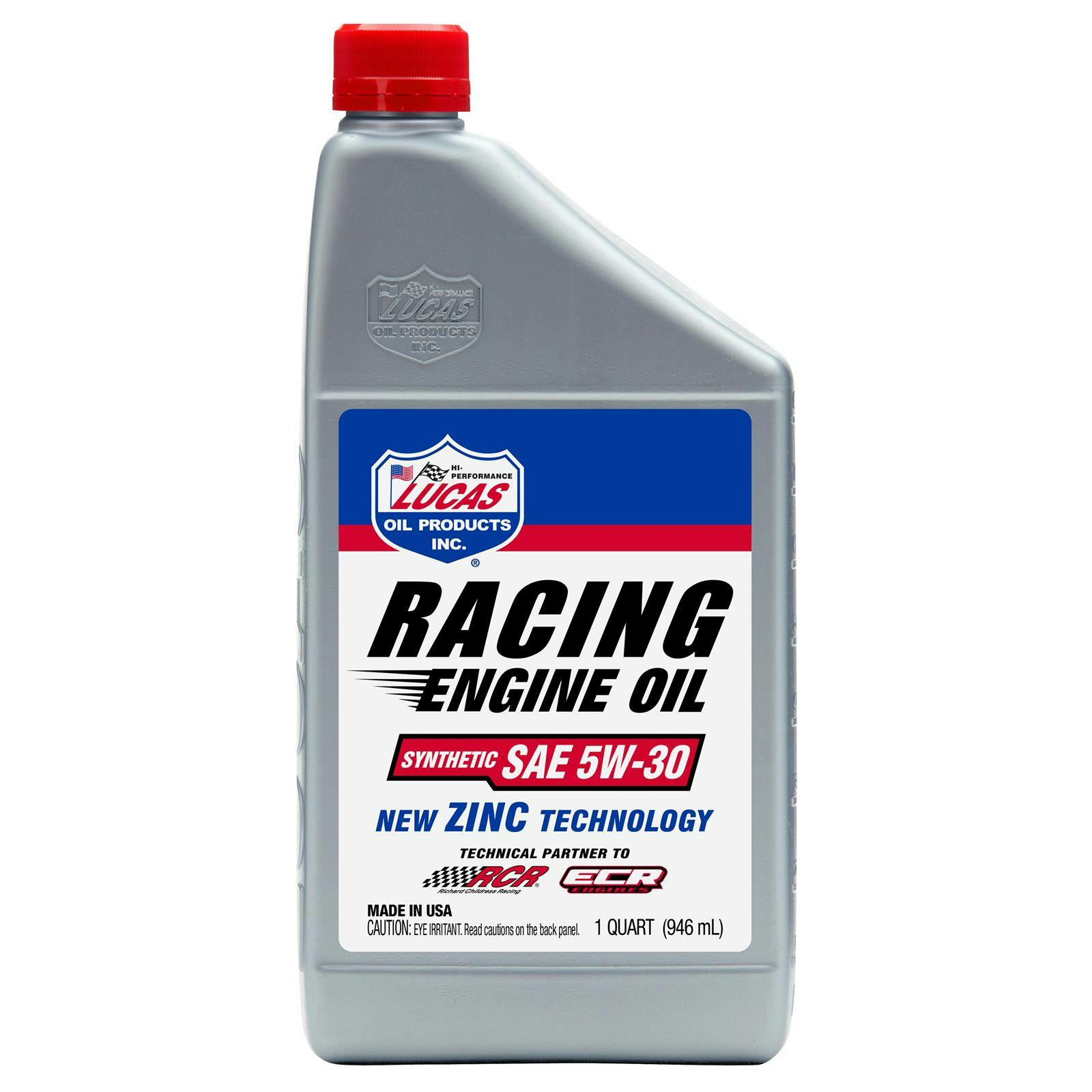 Lucas Oil 106201 SAE 5W30 Synthetic Racing Engine Oil, 1 Quart