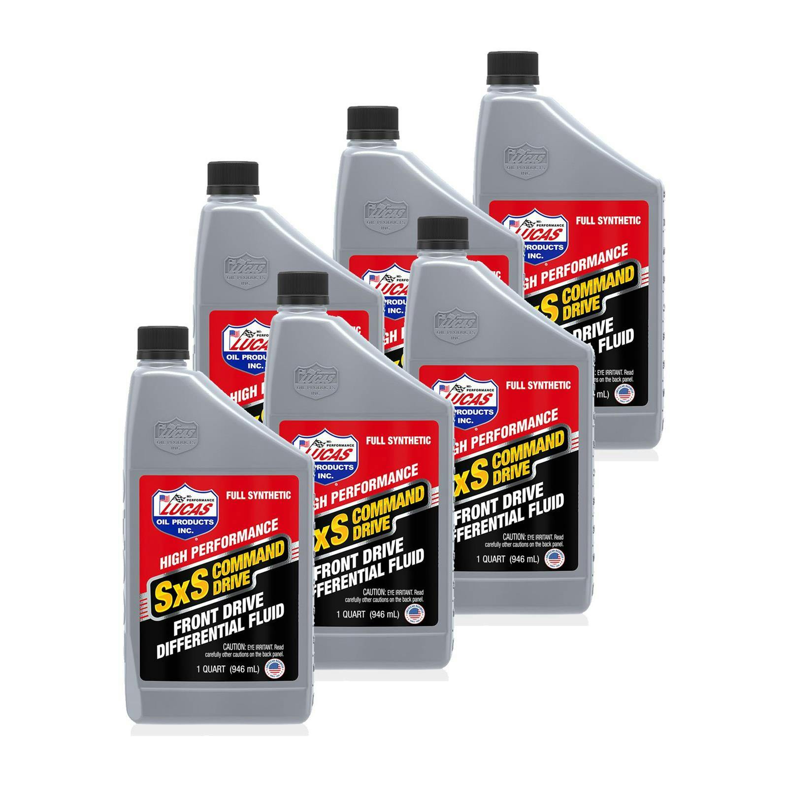 Lucas Oil 11220 Synthetic SxS Command Drive Diff Fluid, 6 Qt Case
