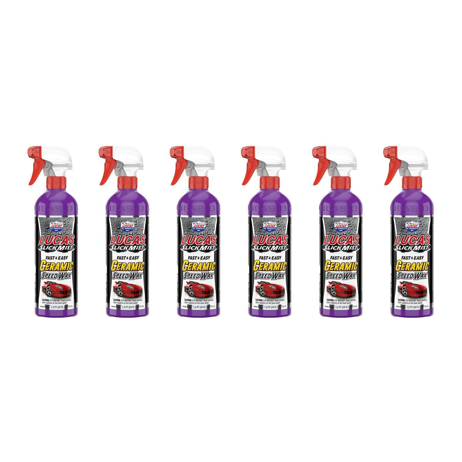 Lucas Oil 11294-6 Slick Mist Ceramic Speed Wax, 24OZ, Case of 6