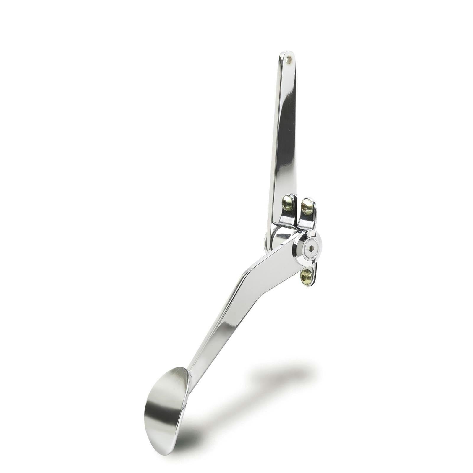 Lokar SPO-6070 Steel Spoon Throttle Pedal Assembly, Chrome Finish