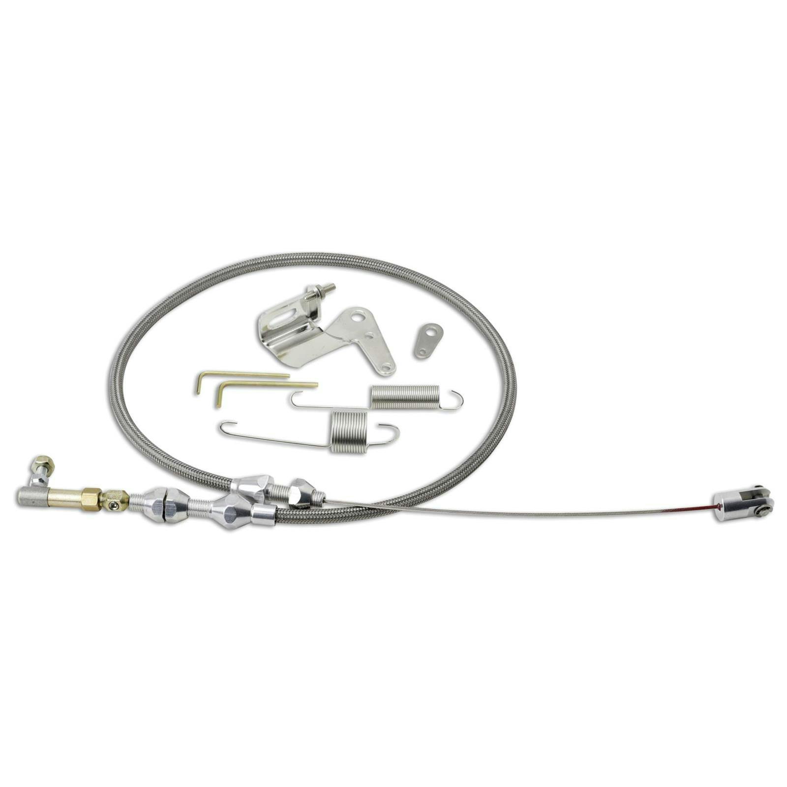 Lokar DP-1000HT36 36 Inch Duo-Pak Hi-Tech SS Throttle Cable Kit