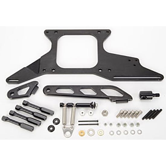 Lokar 1010128 Throttle Cable/Spring Return Bracket Kit, Open, Black