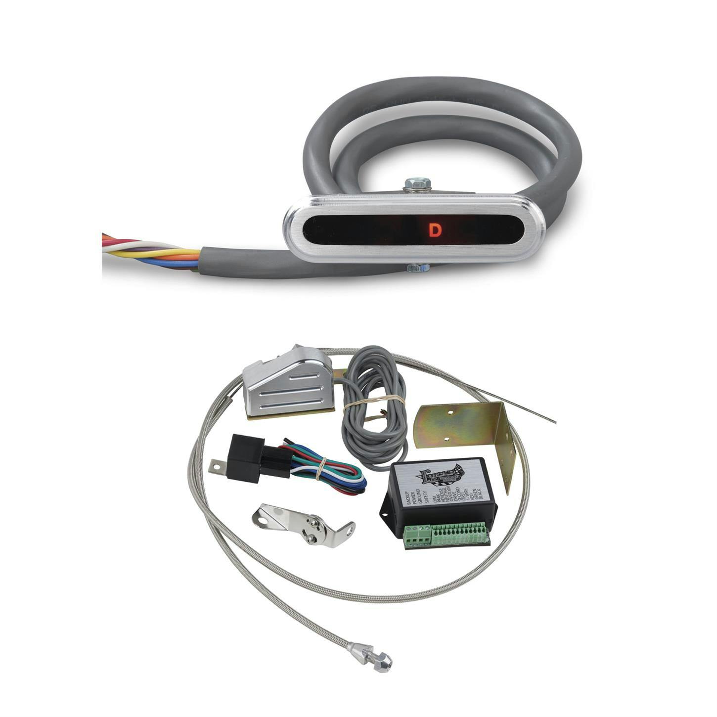 Lokar CIND-1717 700R4-4L60 Horizontal Dash Mount Shift Indicator