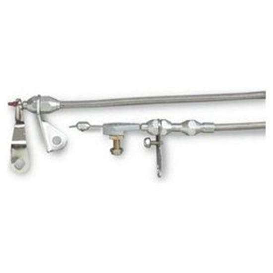 Lokar KDP-20C4HT Ford C4 Hi-Tech Kickdown Cable Kit, Polished