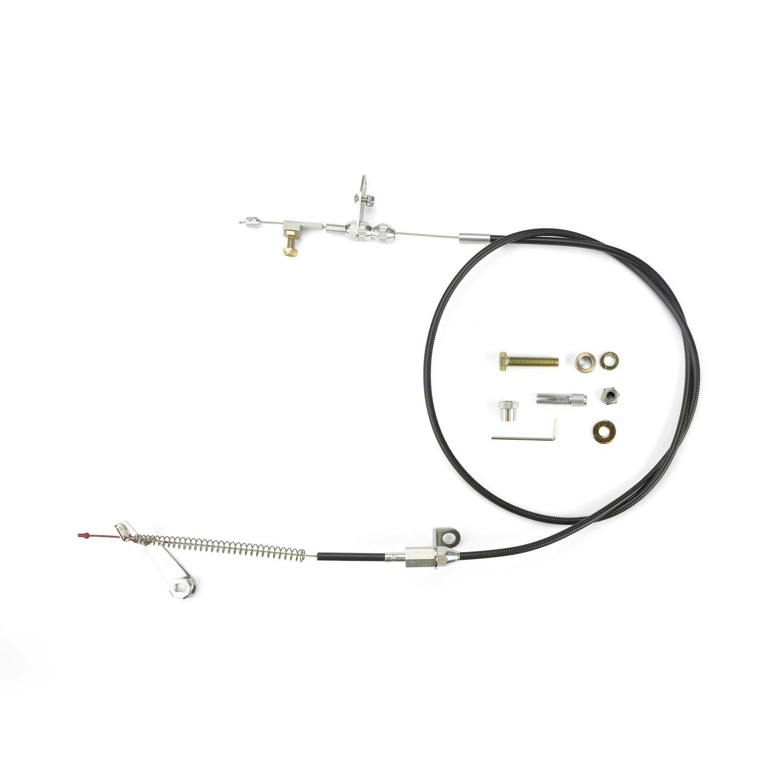 Lokar KD-2AODU Ford/AOD Black Kickdown Cable