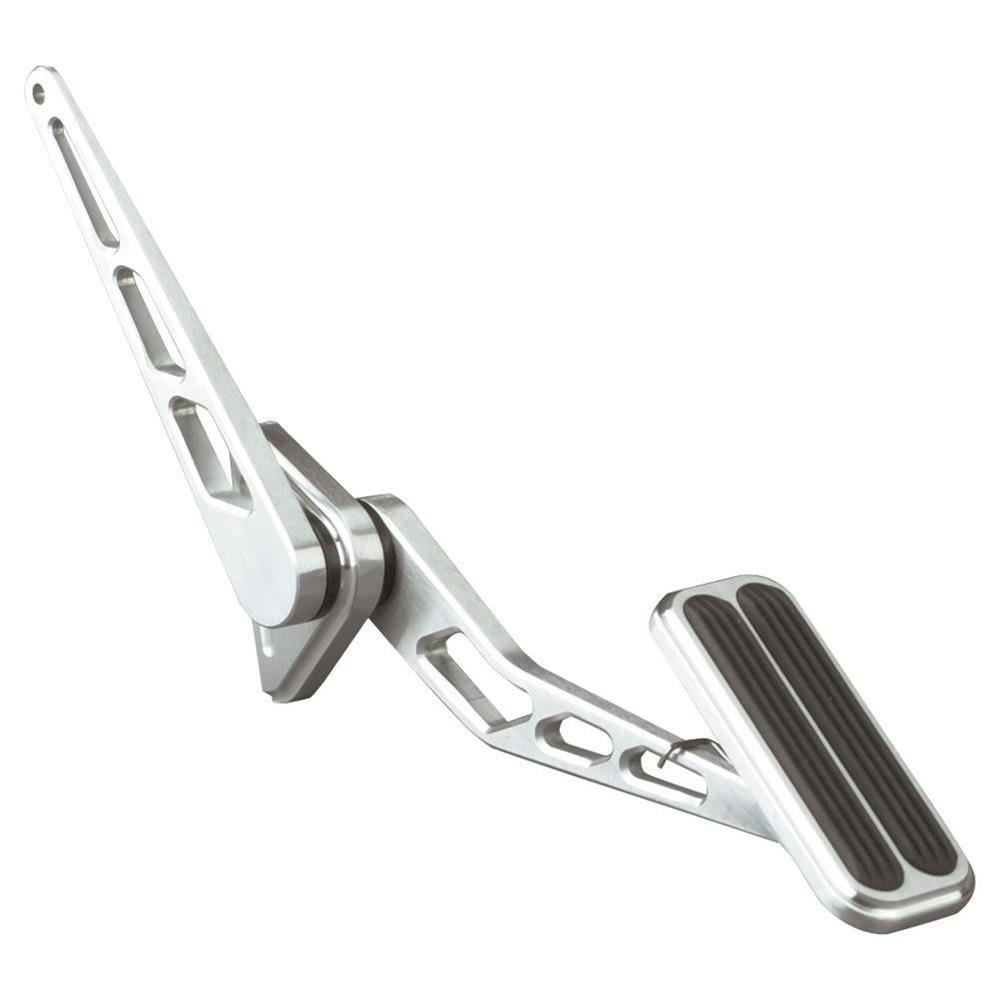 Lokar BAG-6004 Brushed Billet Aluminum Throttle Pedal w/ Rubber
